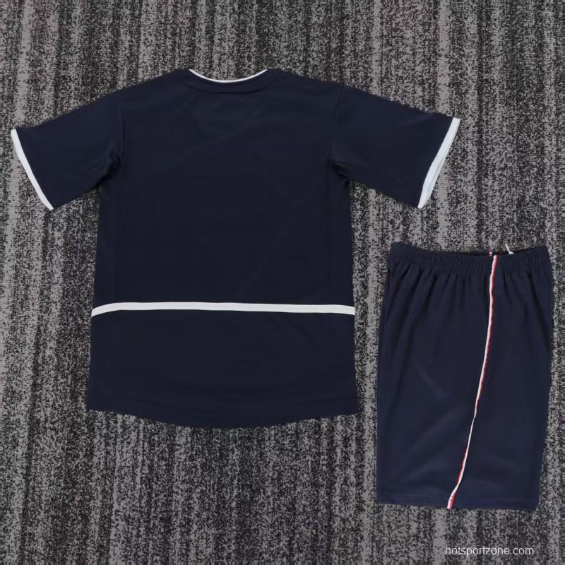 Retro Kids 02/03 PSG/Paris Saint-Germain Home Jersey