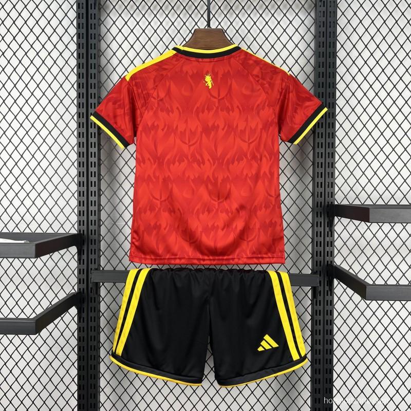 2026 Kids Belgium World Cup Home Kit