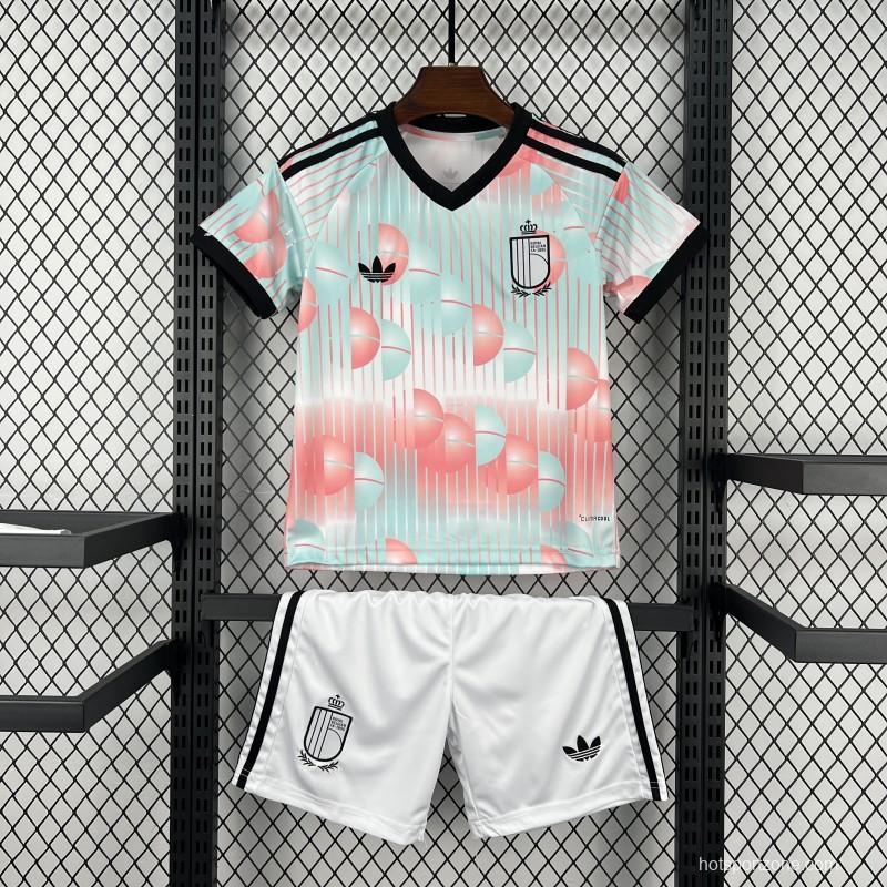 2026 Kids Belgium World Cup Away Kit