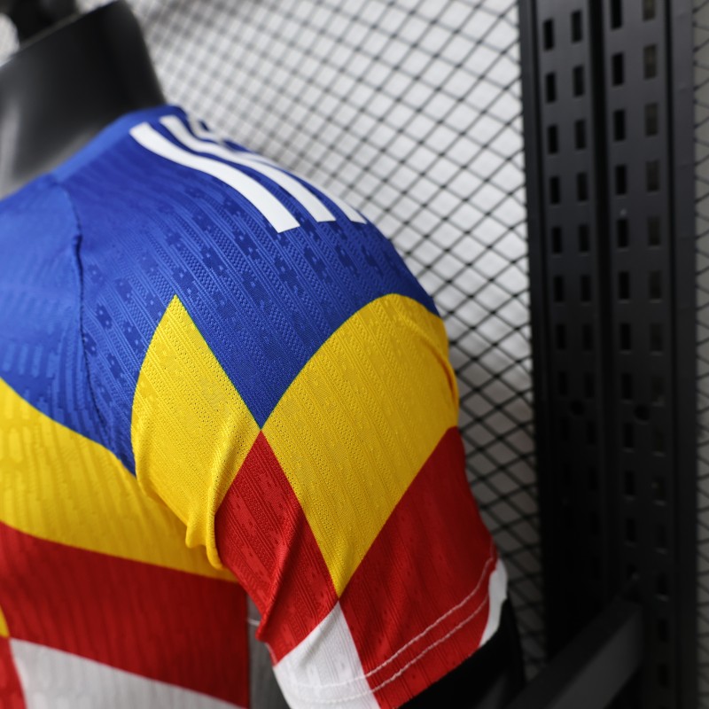 Player Version 2026 Romania Special Edition White with Blue Yellow Red Jersey