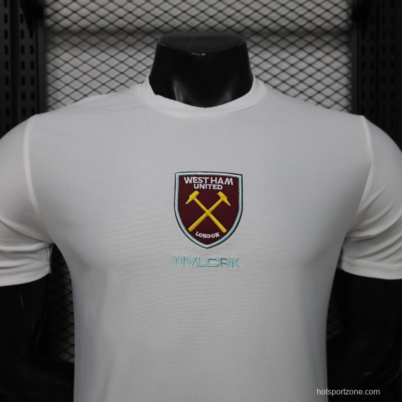 Player Version 26/27 West Ham United White Short Sleeve Training Jersey