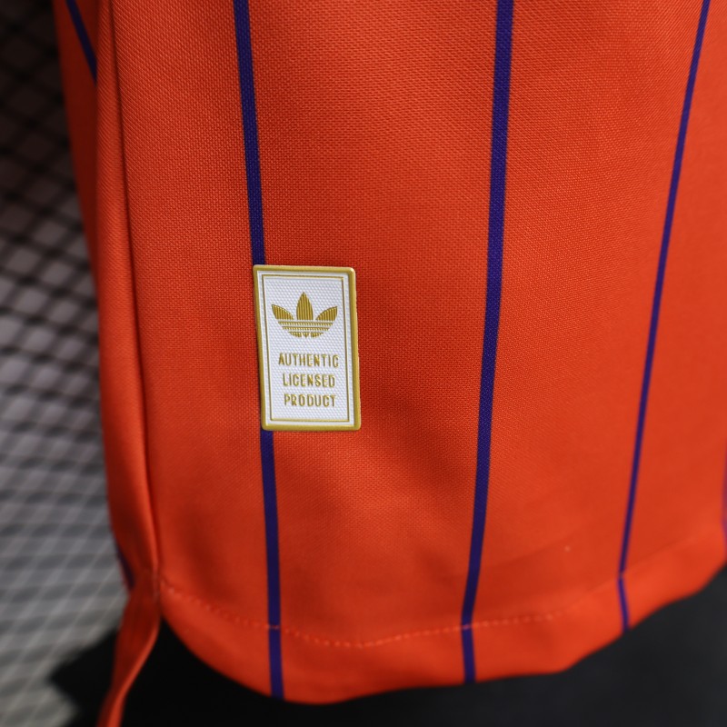 Player Version 26/27 Scotland Away Orange with Purple Pinstripe Jersey