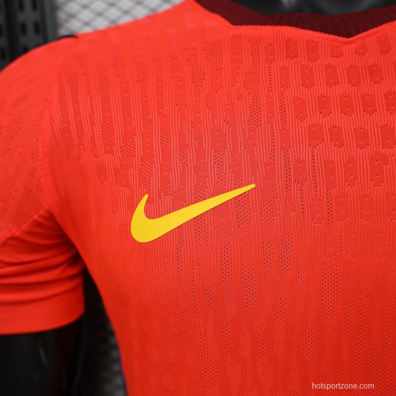 Player Version 2026 China Red  Home Jersey