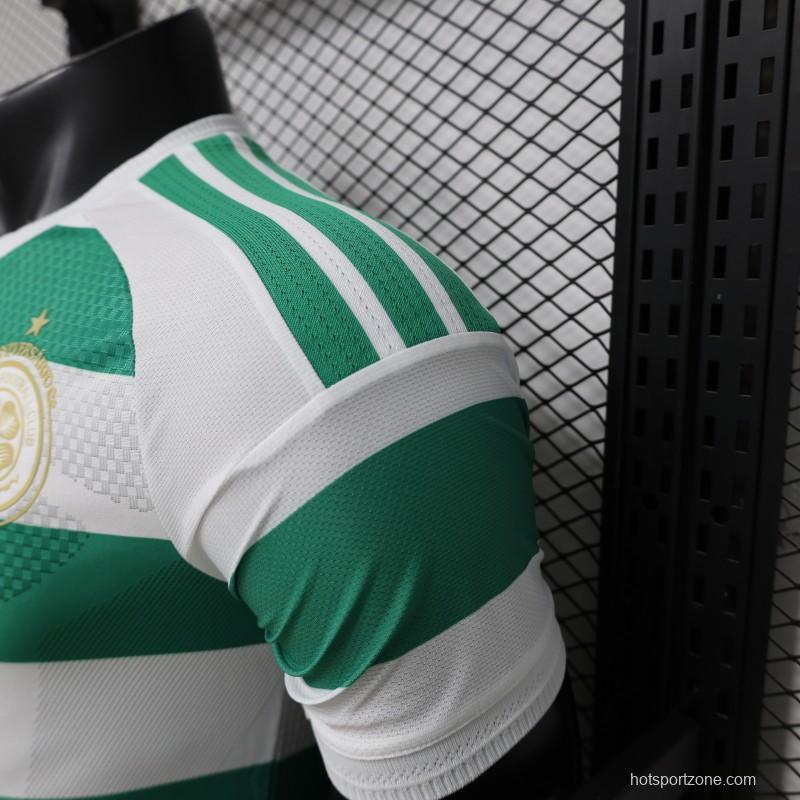 Player Version 26/27 Celtic Green & White Hooped Home Jersey