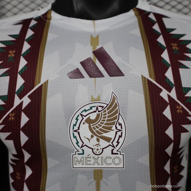 Player Version 2026 Mexico White  Special Edition Away Jersey