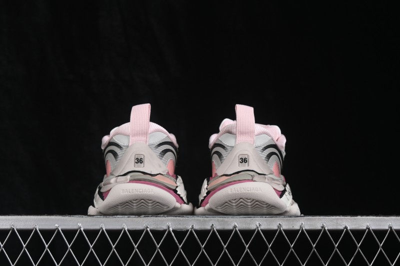 Balenciaga Triple S 2 Gradient Mesh Runner Sneakers with Oversized Sole - WTR2G6800