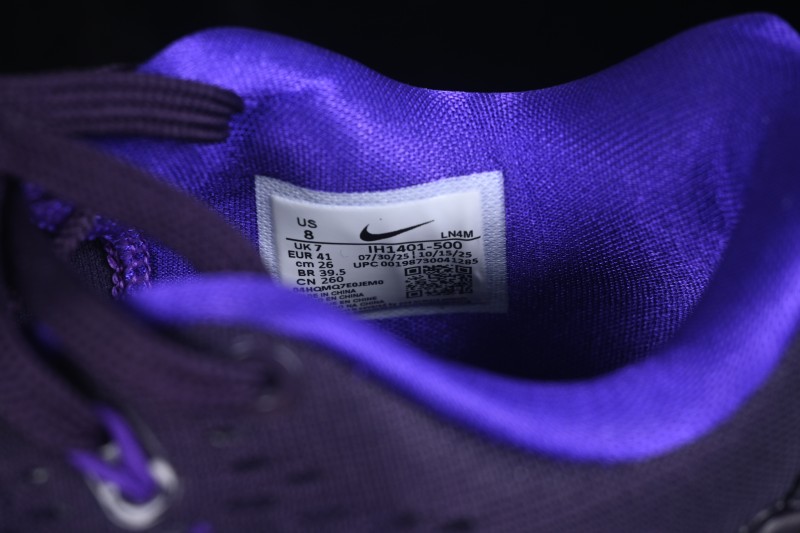 Nike Kobe 9 Elite Low EM Protro Basketball Shoes with Purple Dynasty Colorway - IH1401-500
