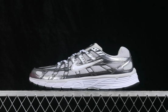Nike P-6000 SE Retro Running Sneakers with Layered Design and Lightweight Construction - IO3496-001