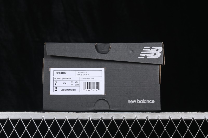New Balance U9060 Retro Running Shoes with Mesh and Suede Upper - U9060TRZ