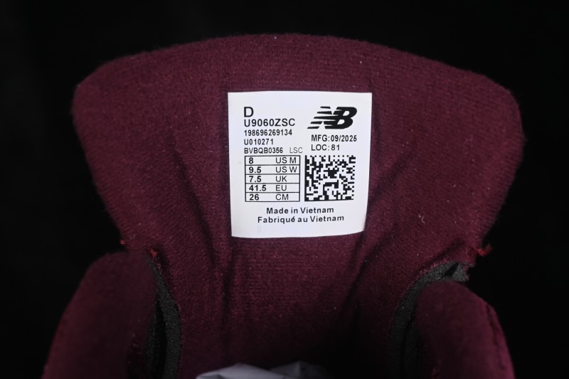 New Balance 9060 Retro Running Shoes with ABZORB Cushioning and Suede Overlays - U9060ZSC