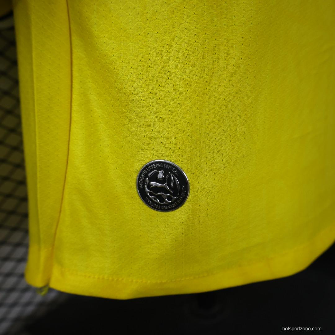 Player Version 26/27  Borussia Dortmund Yellow Home Long Sleeve Jersey