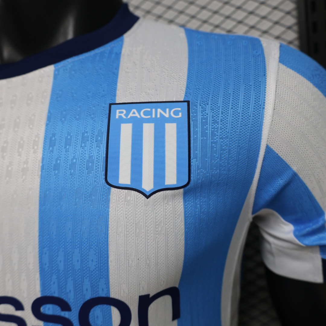 Player Version 26/27 Racing Club Blue & White Stripes Home Jersey