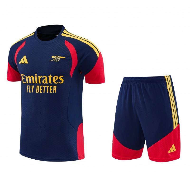 26/27 Arsenal  Navy Blue Short Sleeve+Soccer Shorts