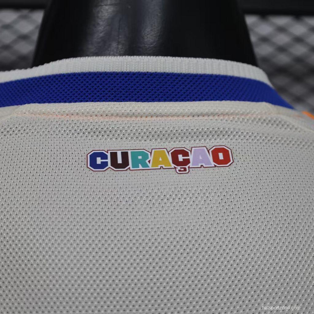 Player Version 2026  Curaçao World Cup Away White Jersey