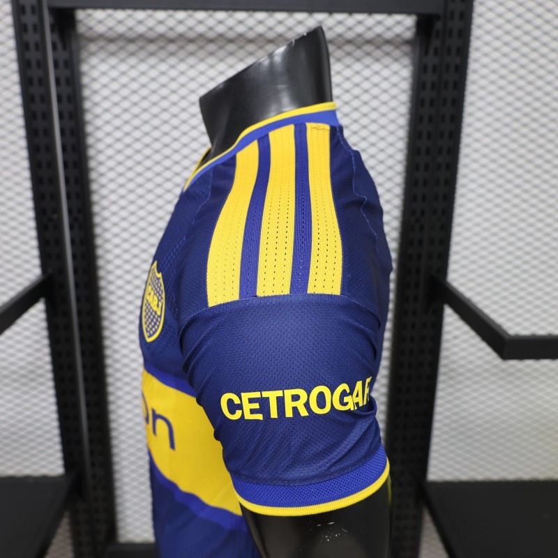 Player Version 26/27 Boca Juniors Home Blue and Yellow Horizontal Band Jersey