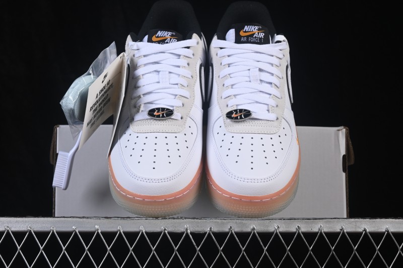 Nike Air Force 1 '07 Low Casual Skateboarding Shoes with Full-Length Air Cushion - IQ0228-100