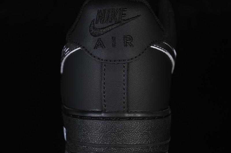Nike Air Force 1 '07 Low Anime Theme Black Swoosh Skateboarding Shoes - ZH0316-123