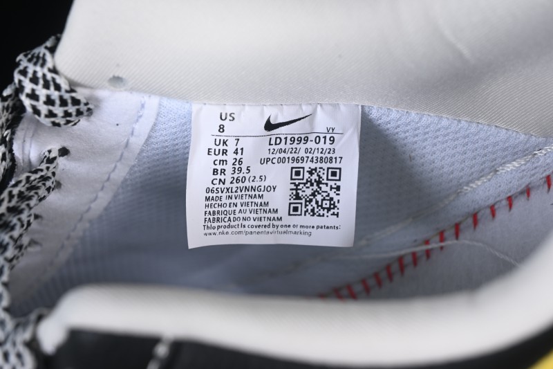 Nike Air Force 1 '07 Low Fendi Collaboration Casual Sneakers with Premium Leather Upper - LD1999-019