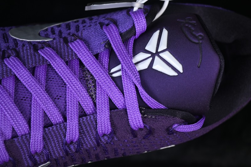 Nike Kobe 9 Stitches Low Basketball Shoes with 3D Flyknit Upper and Carbon Fiber Plate - IM0465-500