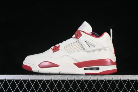 Nike Air Jordan 4 Retro 'Valentine's Day' Mens Womens Basketball Shoes with Premium Suede Upper - HV0823-108