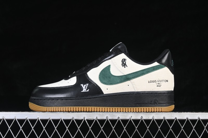 Nike Air Force 1 '07 Low Year of the Horse Limited Edition Black Cream Casual Sneakers - XY9025-005