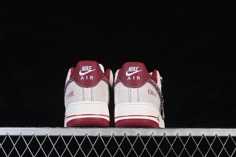 Nike Air Force 1 '07 Low Collaboration Skateboarding Shoes with Full-Length Air Cushion - SY1388-028