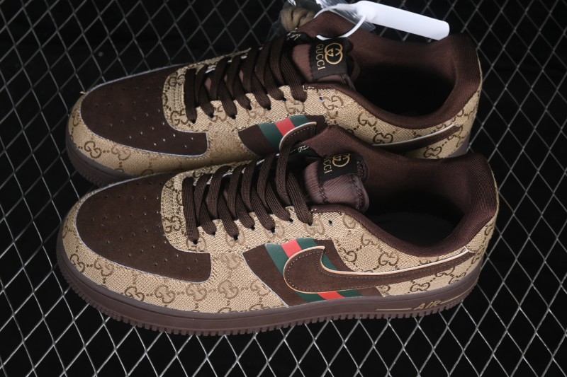 Nike Air Force 1 '07 Low Basketball Lifestyle Shoes with Full-Length Air Cushion - FV3694-117