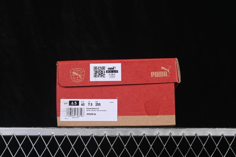 Puma Caven 2.0 Low-Top Campus Lifestyle Sneakers with Classic Leather Upper - 392290-34