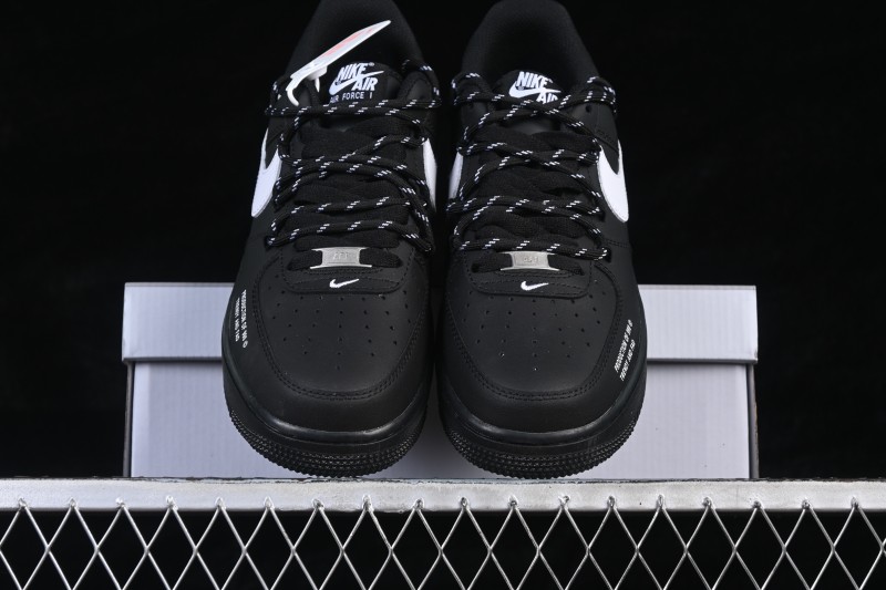Nike Air Force 1 '07 Low Casual Skateboarding Shoes with Premium Leather Upper - FZ0627-010