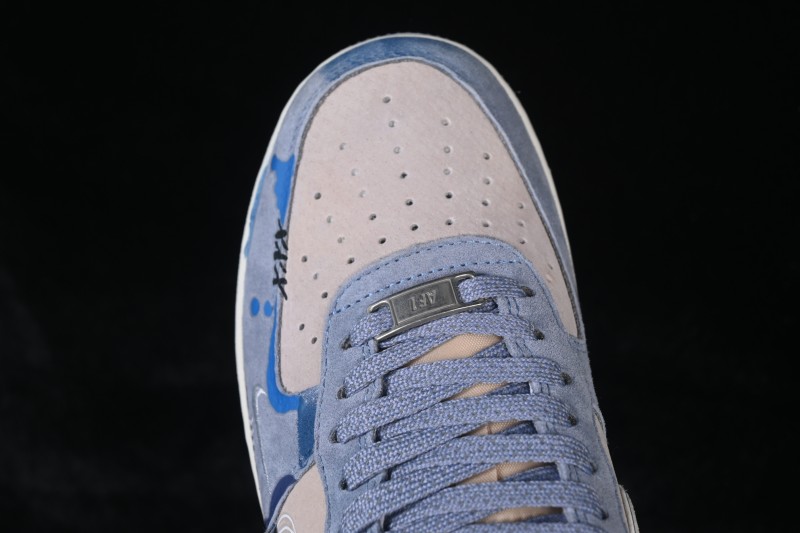 Nike Air Force 1 '07 Low Emotional Sketch Hand-Drawn Art Casual Sneakers - CD1212-111