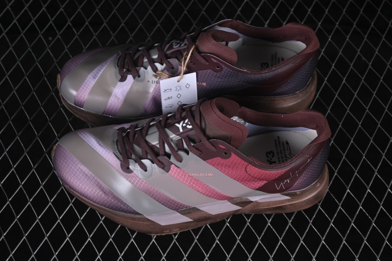 Y-3 x Adidas Adizero Adios 4 Running Shoes with Lightweight Breathable Low-Top Design - KI7791