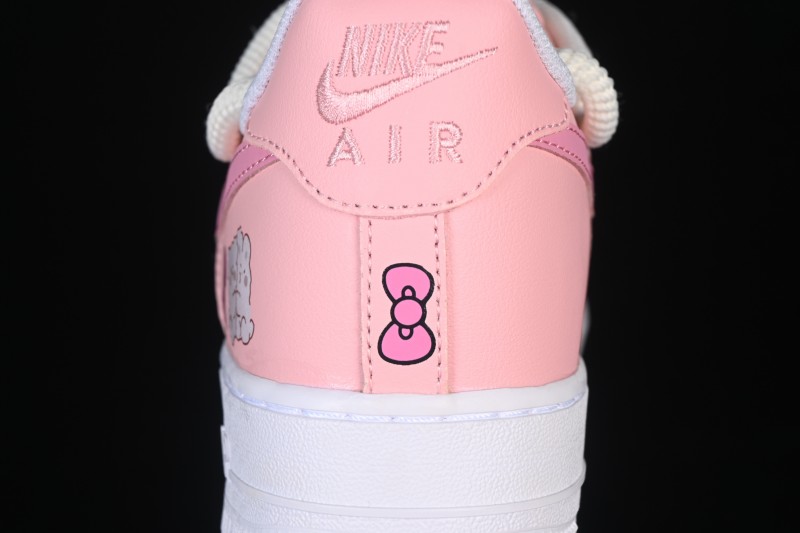 Nike Air Force 1 '07 Low Hello Kitty Pink White Casual Sneakers - YY2024-762