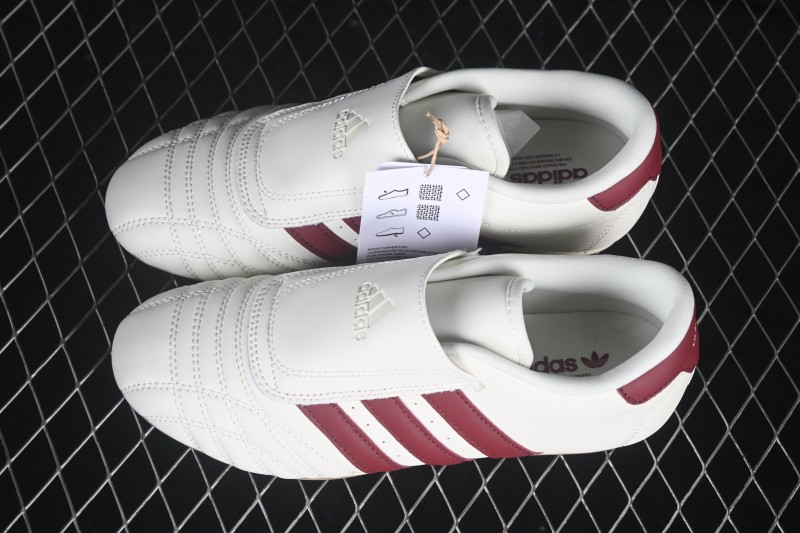 Adidas Originals Taekwondo Lace Training Shoes with Wrapping Fit, Cushioned Comfort, Slip-Resistant and Abrasion-Resistant Low-Top Design - JS4527