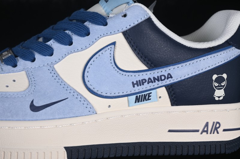 Nike Air Force 1 '07 Low Bearbrick Collaboration UNC Double Swoosh Casual Skate Shoes - XD9314-616