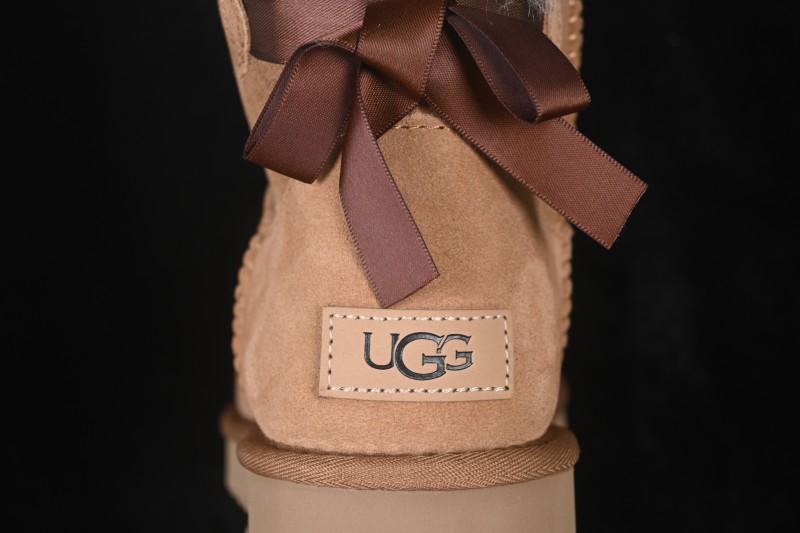 UGG Mini Bailey Button II Bow Outdoor Snow Boots - 1016501