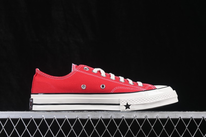Converse Chuck 70s Low-Top Canvas Sneakers with Classic Star Chevron Design - A24225C