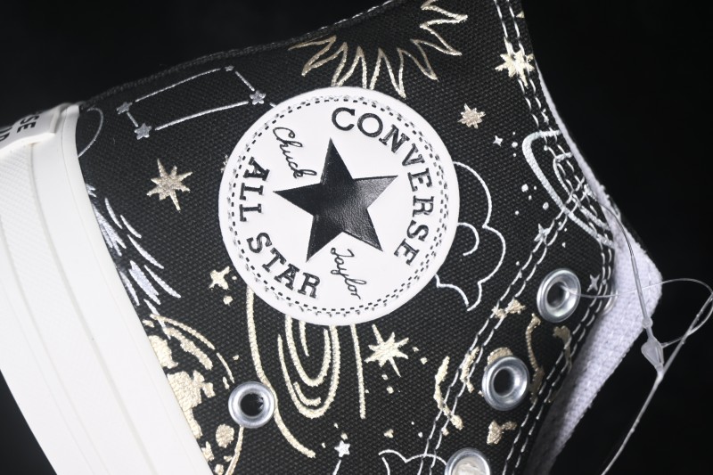 Converse All Star Star Constellation Galaxy Print High-Top Canvas Sneakers - A23870C