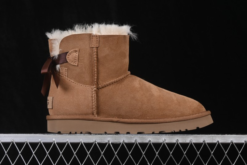 UGG Mini Bailey Button II Bow Outdoor Snow Boots - 1016501