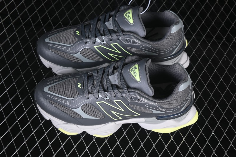 New Balance 9060 Retro Casual Running Sneakers with ABZORB Cushioning - U906041H
