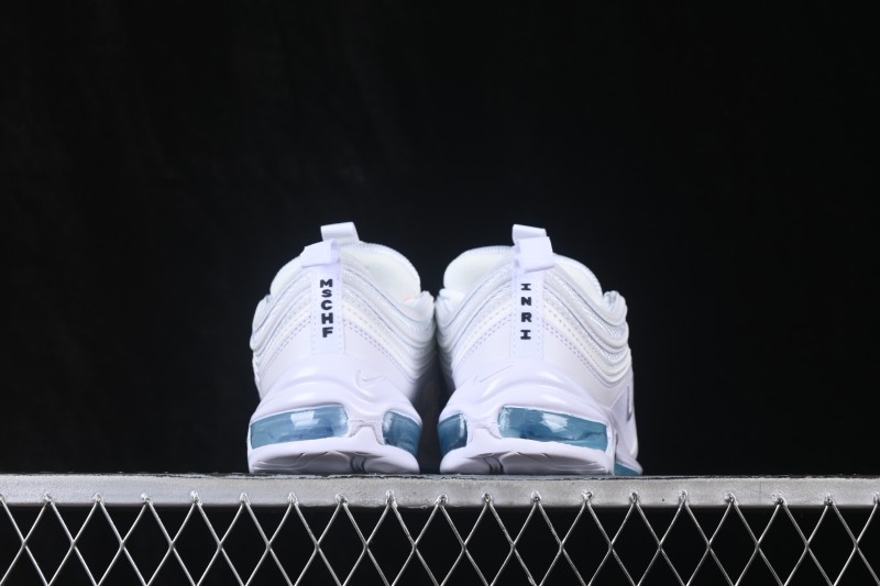 Nike Air Max 97 Retro Running Shoes with Holy Water-Inspired Air Cushion - Mschf x Inri