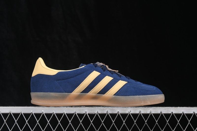 Adidas Originals Gazelle Indoor Retro Low-Top Casual Skateboarding Shoes with Anti-Slip Wear-Resistant Sole - IH6798