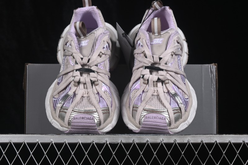 Balenciaga 3XL Extreme Laces Logo Running Shoes - W3XCH9250