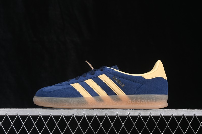 Adidas Originals Gazelle Indoor Retro Low-Top Casual Skateboarding Shoes with Anti-Slip Wear-Resistant Sole - IH6798