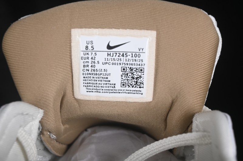 Nike V2K Run Retro Running Shoes with Cushlon Midsole and Vintage Design - HJ7245-100
