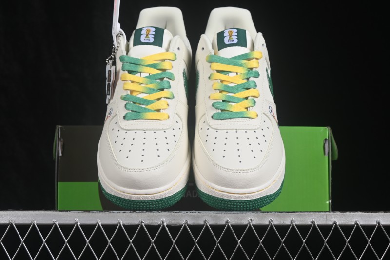 Nike Air Force 1 '07 Low World Cup Theme Basketball Shoes with Full-Length Air Cushion - DW8806-024