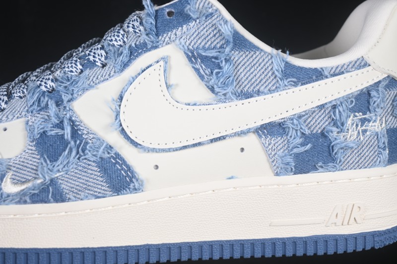 Nike Air Force 1'07 Low Collaboration Skateboarding Shoes with Full-Length Air Cushion - JL8888-002