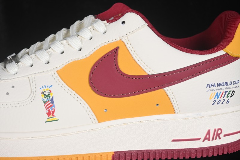 Nike Air Force 1 '07 Low World Cup Themed Casual Skateboarding Shoes - DD1982-370