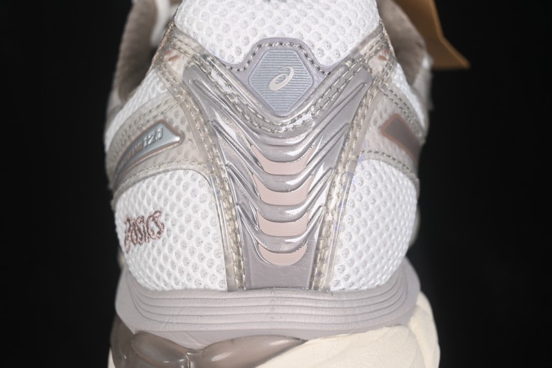 Asics Gel-Nimbus 12.1 Retro Running Shoes with Breathable Mesh Upper and 360-Degree Gel Cushioning - 1203B144-100