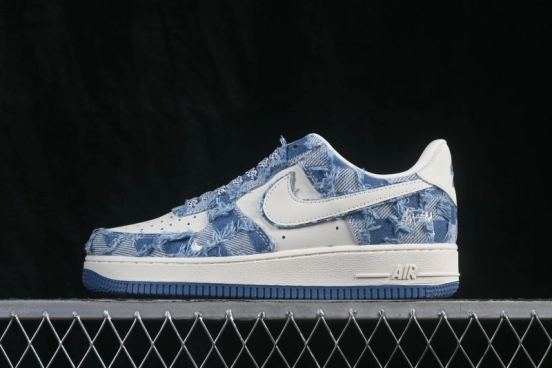 Nike Air Force 1'07 Low Collaboration Skateboarding Shoes with Full-Length Air Cushion - JL8888-002