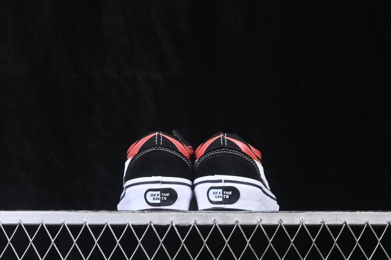 Revenge x Storm Old Skool Lightning Low-Top Casual Skate Shoes Black Flame - M.C3